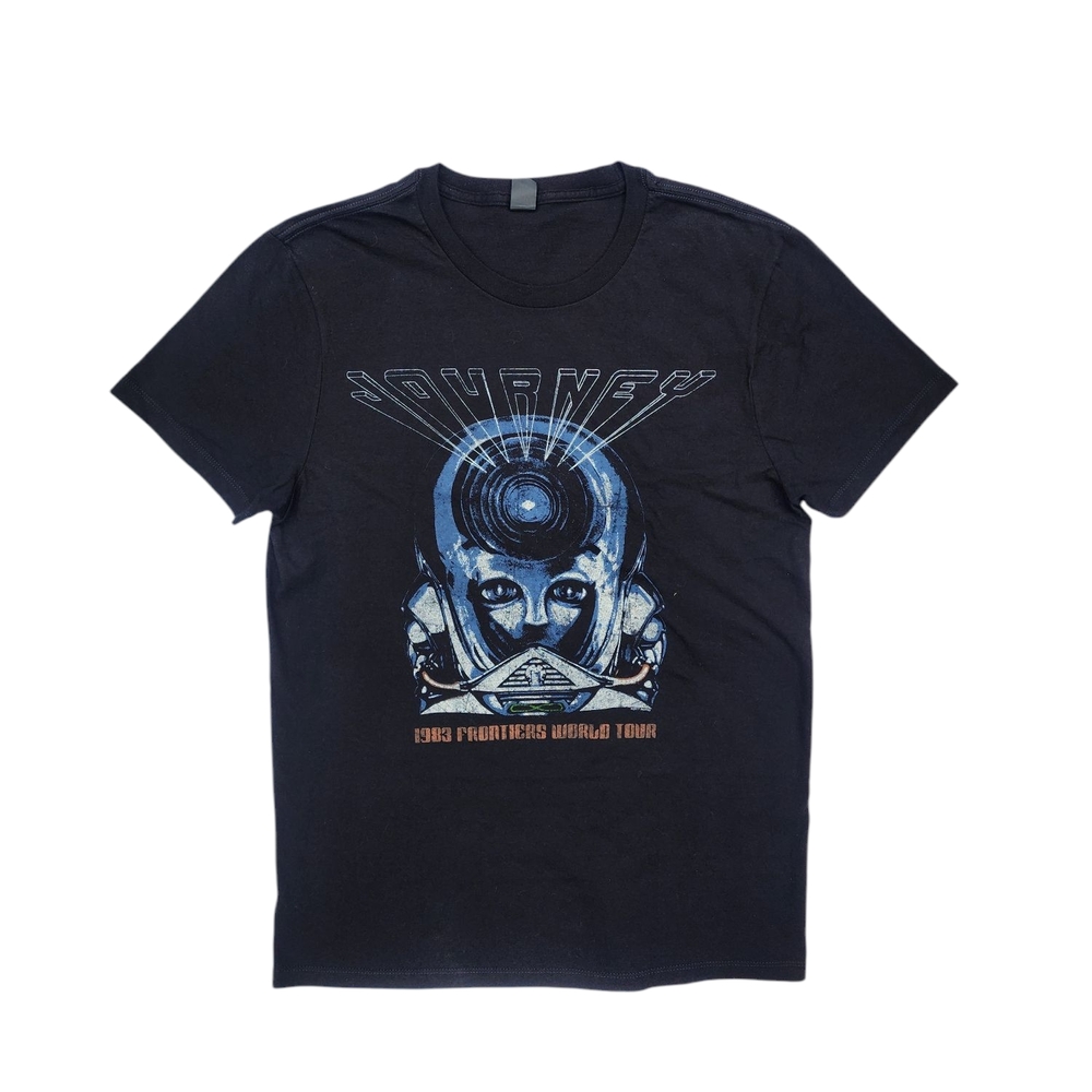 Journey Men's Black Graphic T-Shirt